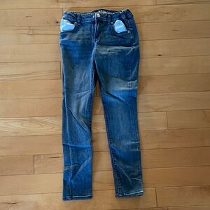 Cat & Jack Kids Blue Jeans with White Accents